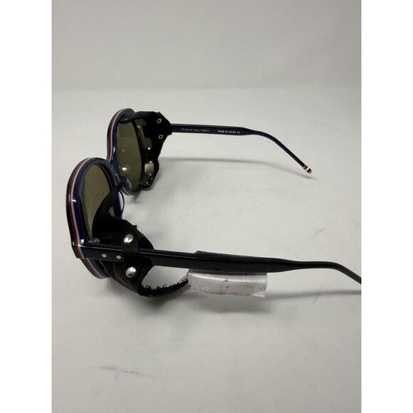 Thom Browne Unisex Black Novelty Oval Sunglasses One Size